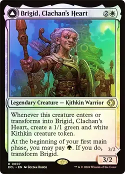 Brigid, Clachan's Heart Foil Lorwyn Eclipsed NM MTG - Image 1