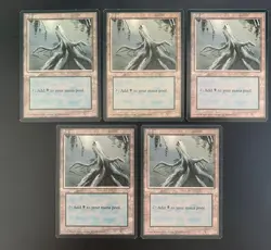 MTG - 5x Swamp - Ice Age - Magic The Gathering - Image 1