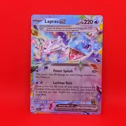 Lapras EX 32/142 Pokemon Scarlet & Violet Stellar Crown SV Pokemon TCG Ultra NM - Image 1