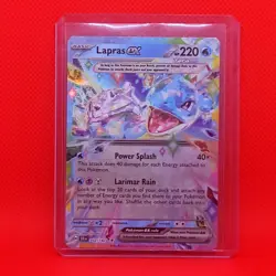 Lapras EX 32/142 Pokemon Scarlet & Violet Stellar Crown SV Pokemon TCG Ultra NM - Image 3