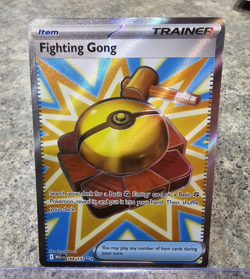 Fighting Gong - 168/132 Ultra Rare Holo NM Pokemon ME01: Mega Evolution Item Car - Image 1