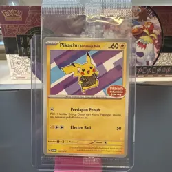 Pokemon Pikachu Batik Indonesian Promo Set SV-P 101 154 190 NM Rare - Image 2