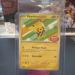 Pokemon Pikachu Batik Indonesian Promo Set SV-P 101 154 190 NM Rare - Image 4
