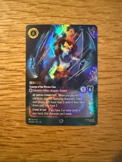 Disney Lorcana Demona Enchanted 227/204 Whispers in the Well: 10 Fresh Pulled - Image 2