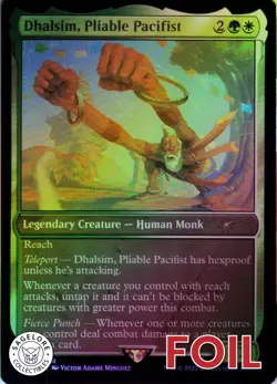 MTG Dhalsim, Pliable Pacifist (433) | NM Foil | Secret Lair Street Fighter {SLD} - Image 1