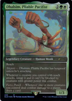 MTG Dhalsim, Pliable Pacifist (433) | NM Foil | Secret Lair Street Fighter {SLD} - Image 2