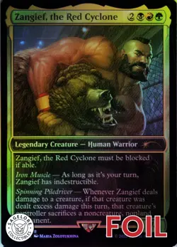 MTG Zangief, the Red Cyclone (435) | NM Foil | Secret Lair Street Fighter {SLD} - Image 1