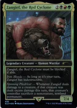 MTG Zangief, the Red Cyclone (435) | NM Foil | Secret Lair Street Fighter {SLD} - Image 2