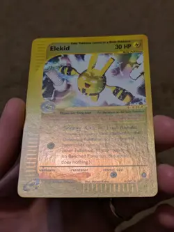 Pokemon TCG Elekid Reverse Holo Aquapolis 9/147 WOTC 2002 VLP / EXC - Image 4