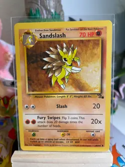 Sandslash (41/62) - Fossil - Pokemon TCG - NM - Image 1