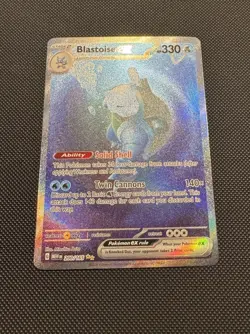Pokemon TCG Blastoise ex 200/165 SV: Scarlet & Violet 151 SIR Near Mint - Image 2