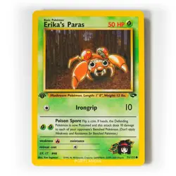 Pokemon - Erika's Paras - 1st Edition - Non Holo - 71/132 - Gym Challenge - Image 1