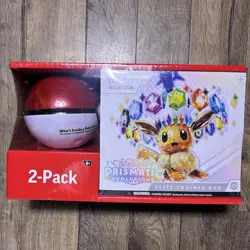Pokemon TCG Prismatic Evolutions Elite Trainer Box ETB Pokeball Sams Club Bundle - Image 1