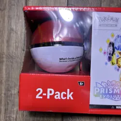 Pokemon TCG Prismatic Evolutions Elite Trainer Box ETB Pokeball Sams Club Bundle - Image 3