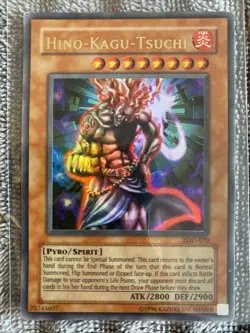 Yu-Gi-Oh! TCG Hino-Kagu-Tsuchi Legacy of Darkness LOD-070 Unlimited Ultra Rare - Image 1