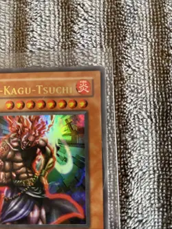 Yu-Gi-Oh! TCG Hino-Kagu-Tsuchi Legacy of Darkness LOD-070 Unlimited Ultra Rare - Image 3