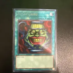 Yu-Gi-Oh Pot of Greed: LOB-EN119 NM+ - Image 1