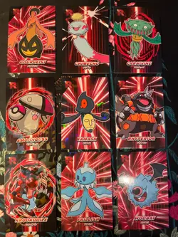 Chimecho Rhyperior Cracked Holo Team Rocket Card Database Peru Pokemon Full Set - Image 1