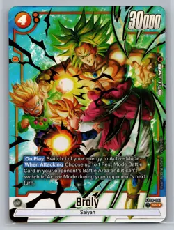 Dragon Ball Super Card Game #FB08-087 SR Broly Foil - Image 1