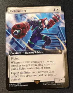 Helitrooper - Extended Art - FIC - MTG - EN - NM - 0106 - Image 1