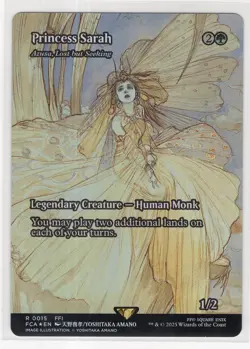 MTG Final Fantasy Through The Ages Foil Rare #0015 Princess Sarah - Image 1