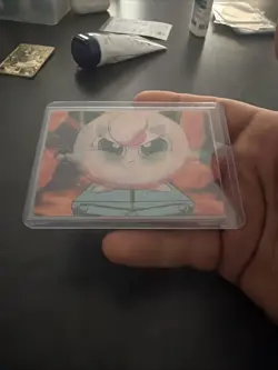 POKEMON JIGGLYPUFF RARE PIKA-0022D/DVD VIZ VIDEO PROMO CARD 3D LENTICULAR - Image 2