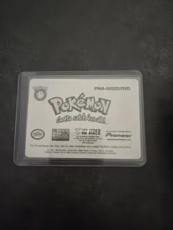 POKEMON JIGGLYPUFF RARE PIKA-0022D/DVD VIZ VIDEO PROMO CARD 3D LENTICULAR - Image 4