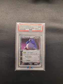 Pokemon PSA 9 Rocket's Snorlax Ex #104 Holo EX Team Rocket Returns 2004 English - Image 1