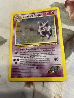 Pokemon Base Set Wizards Holo Lot of 7 Cards Charizard, Sabrina’s Gengar 1999 - Image 5