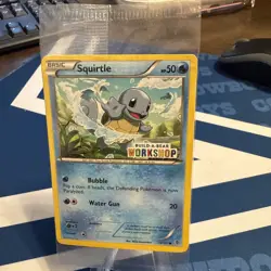 Squirtle Build-A-Bear Workshop Exclusive 014/101 Pokemon Plasma Blast SEALED NM - Image 1