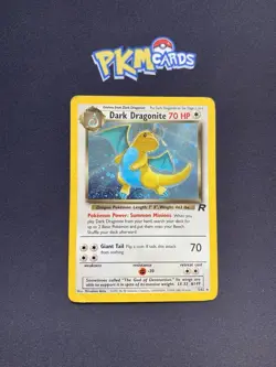 Pokemon TCG Dark Dragonite Team Rocket 5/82 Holo Rare HP. - Image 1