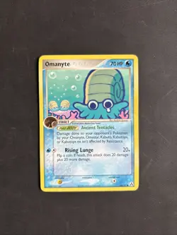 Pokemon TCG Omanyte EX Legend Maker 60/92 Regular Common Non-Holo 2006 Nintendo - Image 1