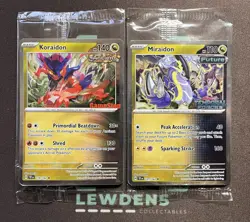 Miraidon + Koraidon BEST BUY GAMESTOP Promo Sealed 119/162 + 121/162 - Pokemon - Image 1