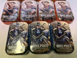 LOT OF 11 ONE PIECE TIN PACK SET VOL 2 TS-02 OP-13 SEALED BANDAI - Image 4