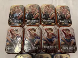 LOT OF 11 ONE PIECE TIN PACK SET VOL 2 TS-02 OP-13 SEALED BANDAI - Image 5