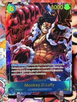 MONKEY D LUFFY - One Piece TCG OP11-118 - AA Alt Art Secret Rare SEC - Image 1