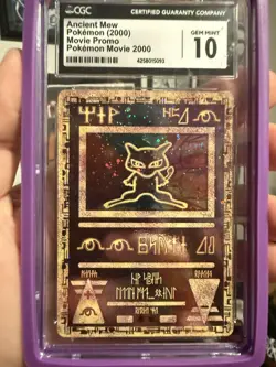 CGC GEM 10 Ancient Mew Pokemon 2000 Movie Promo Card-GEM MINT - SUPER RARE! - Image 2