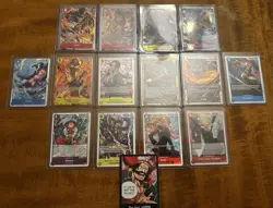 One Piece Card Lot From Different Sets Also Includes New Promos - Image 1