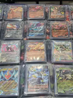 25 Pokemon Holo Rare Card Lot Official TCG Cards 1 Pokemon EX / V No Duplicate - Image 3