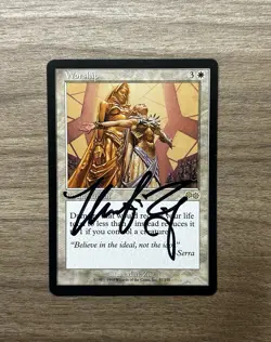 WORSHIP SIGNED MARK ZUG URZA’S SAGA adorare Mtg Magic The Gathering - Image 1