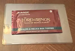 Lord of the Rings Realms & Relics Box Topper Pack UNOPENED English MTG Magic - Image 1