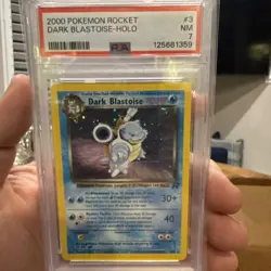 2000 Pokemon TCG Dark Blastoise Holo Rare #3 PSA 7 NM - Image 1