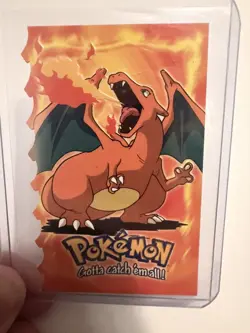Pokemon Charizard #06 Die-Cut Topps LP - Image 1