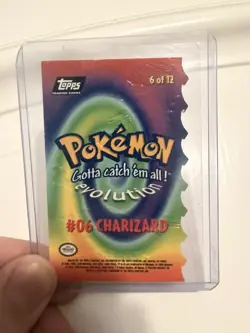 Pokemon Charizard #06 Die-Cut Topps LP - Image 5