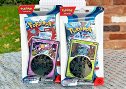 POKEMON TCG PARADOX RIFT CHECKLANE BLISTER PACK X2 SINISTEA & PINECO *SEALED* - Image 4