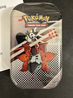 Pokemon Unova Mini Tin [Volcarona & Emolgal] Black Bolt & White Flare, Sealed - Image 1