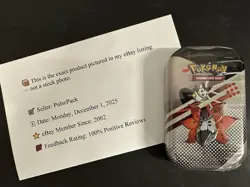 Pokemon Unova Mini Tin [Volcarona & Emolgal] Black Bolt & White Flare, Sealed - Image 2