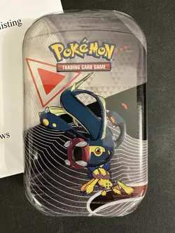 Pokemon Unova Mini Tin [Elektross & Galvantula] Black Bolt & White Flare, Sealed - Image 1