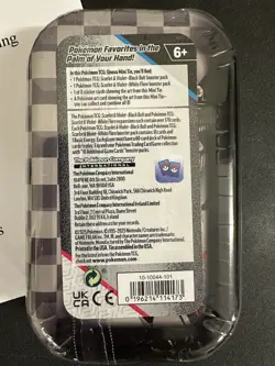 Pokemon Unova Mini Tin [Elektross & Galvantula] Black Bolt & White Flare, Sealed - Image 3