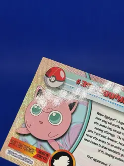 Pokemon Cad Jigglypuff #39 TOPPS Black Logo 1st Print NEAR MINT Non-Holo - Image 3